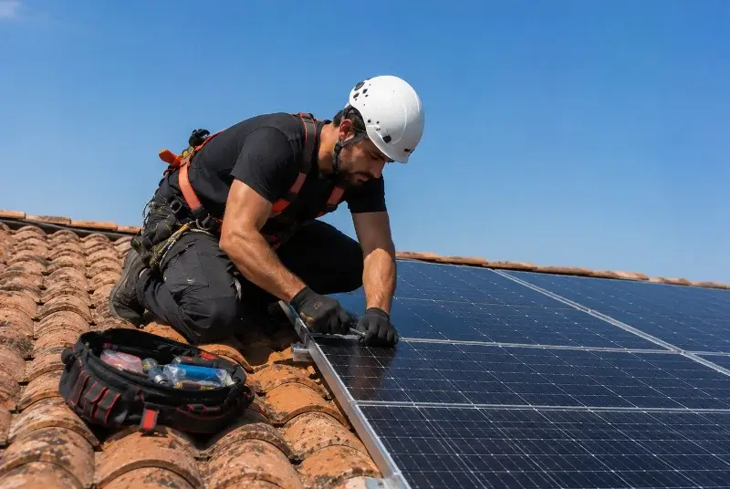 Maintenance et monitoring de panneaux solaires à Chaillé-les-Marais