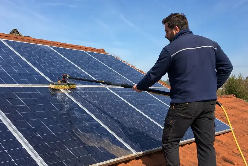 Nettoyage et entretien de panneaux solaires à Chaillé-les-Marais